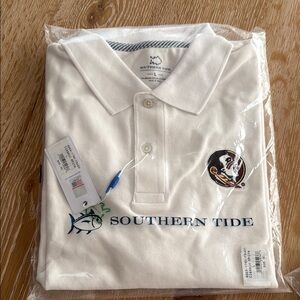 Southern Tide White Polo Shirt